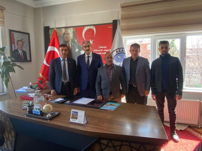 Azatlı Belediye Başkanı ve Azatlı Teşkilat Başkanına Ziyaret