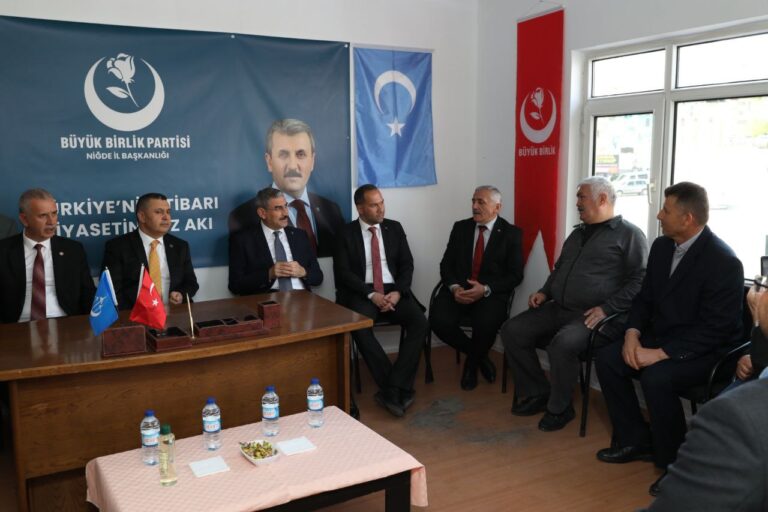 Büyük Birlik Partisi Niğde İl Başkanlığı Ziyareti 