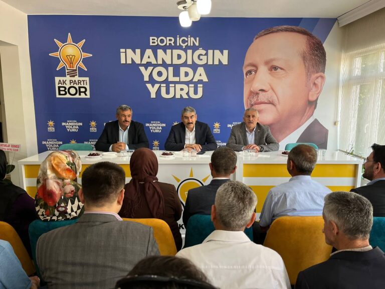 AK Parti Bor Teşkilatıyla Bayramlaşma