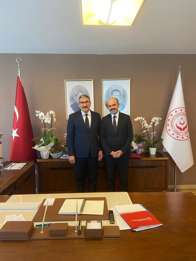 Aile ve Sosyal Hizmetler Bakanlığı Sosyal Yardımlar Genel Müdürü Adil ÇALIŞKAN’ı Ziyaret