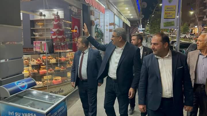 Bor’da Esnaf ve Vatandaşlarla Buluşma