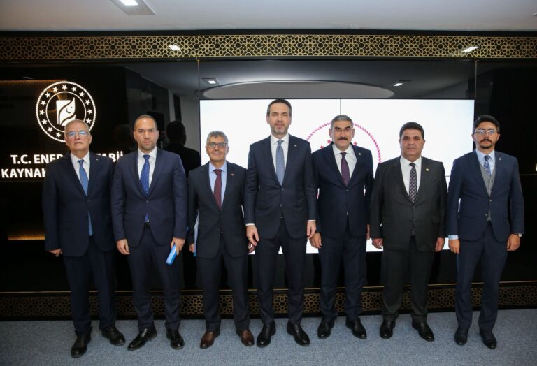 Enerji ve Tabii Kaynaklar Bakanı Alparslan Bayraktar’ı Ziyaret